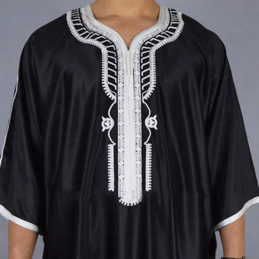 Kaftan Männer Schwarz